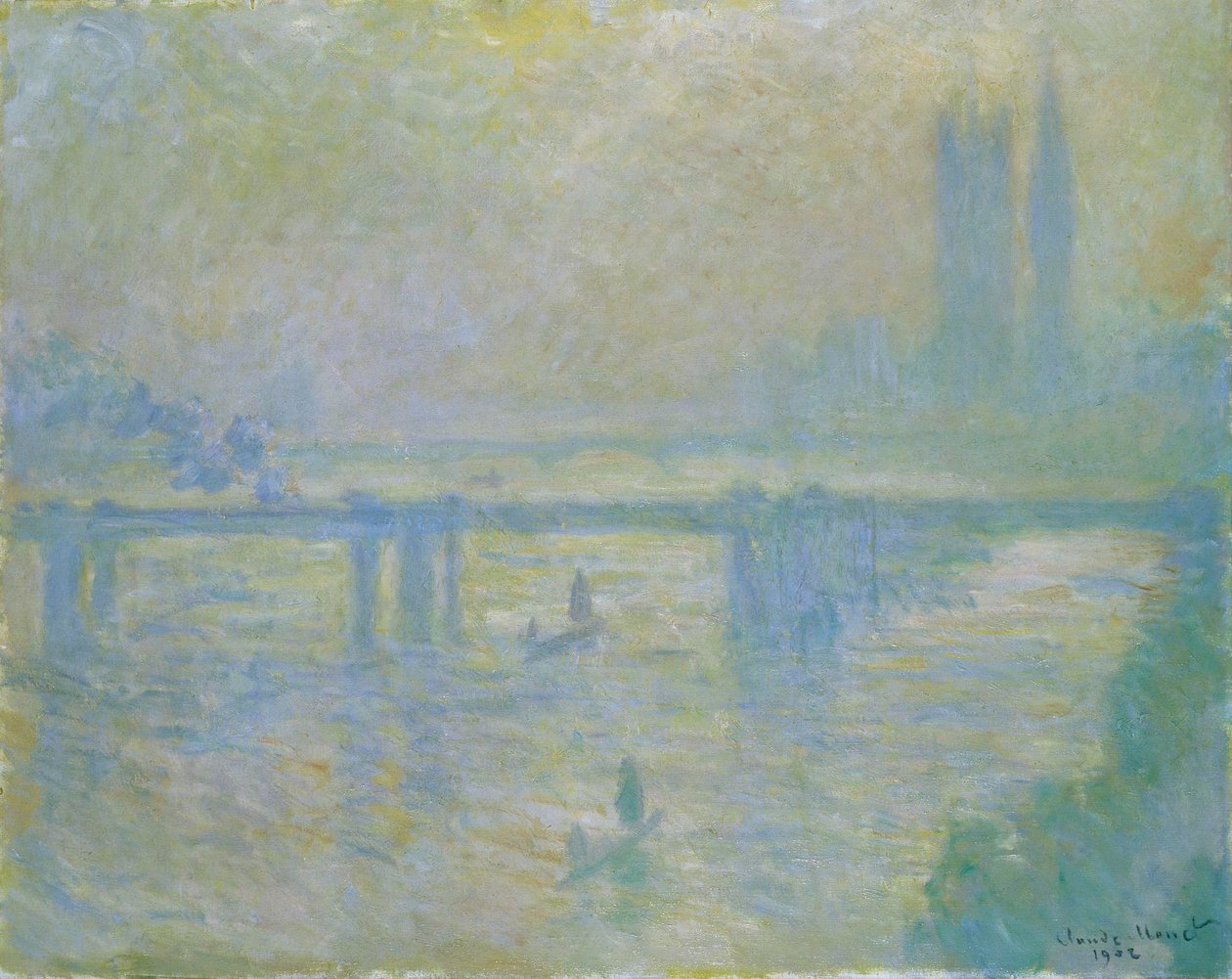 Charing Cross Bridge von Claude Monet