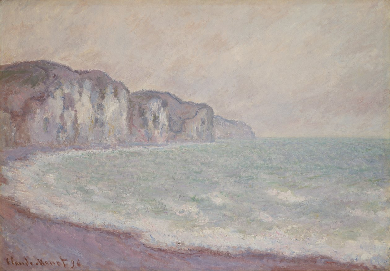 Klippe bei Pourville von Claude Monet