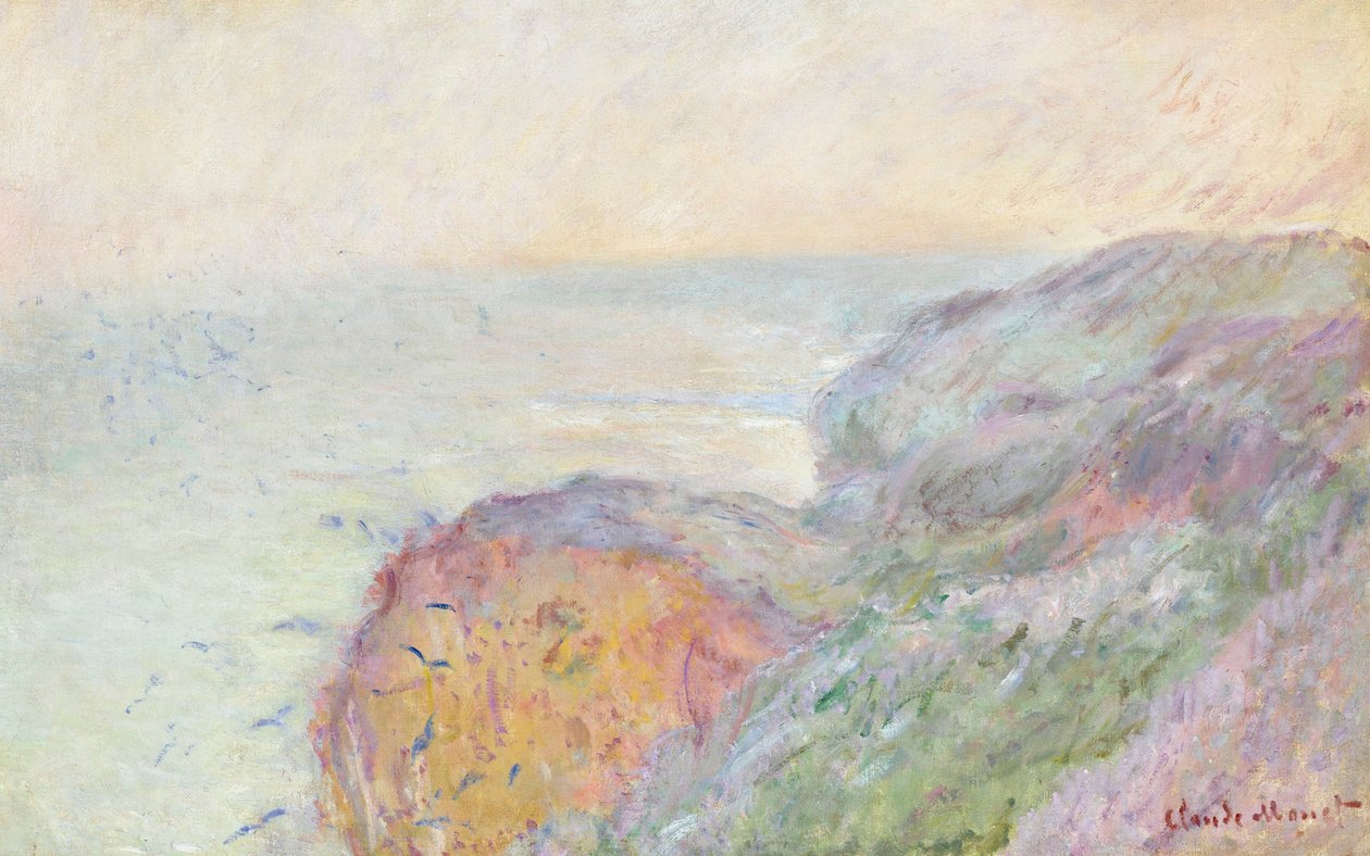 Klippen bei Dieppe von Claude Monet