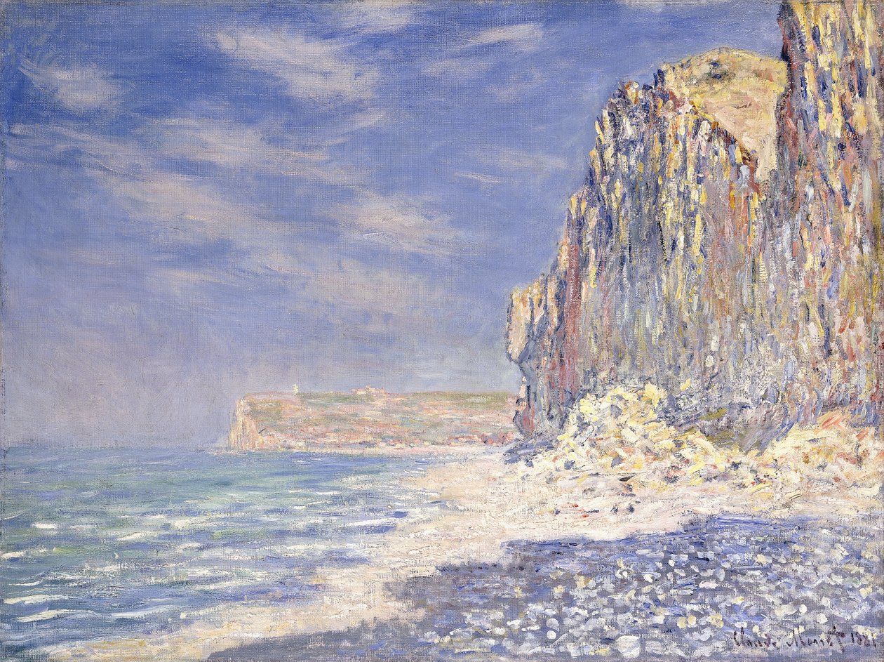 Klippen bei Fécamp, 1881 von Claude Monet