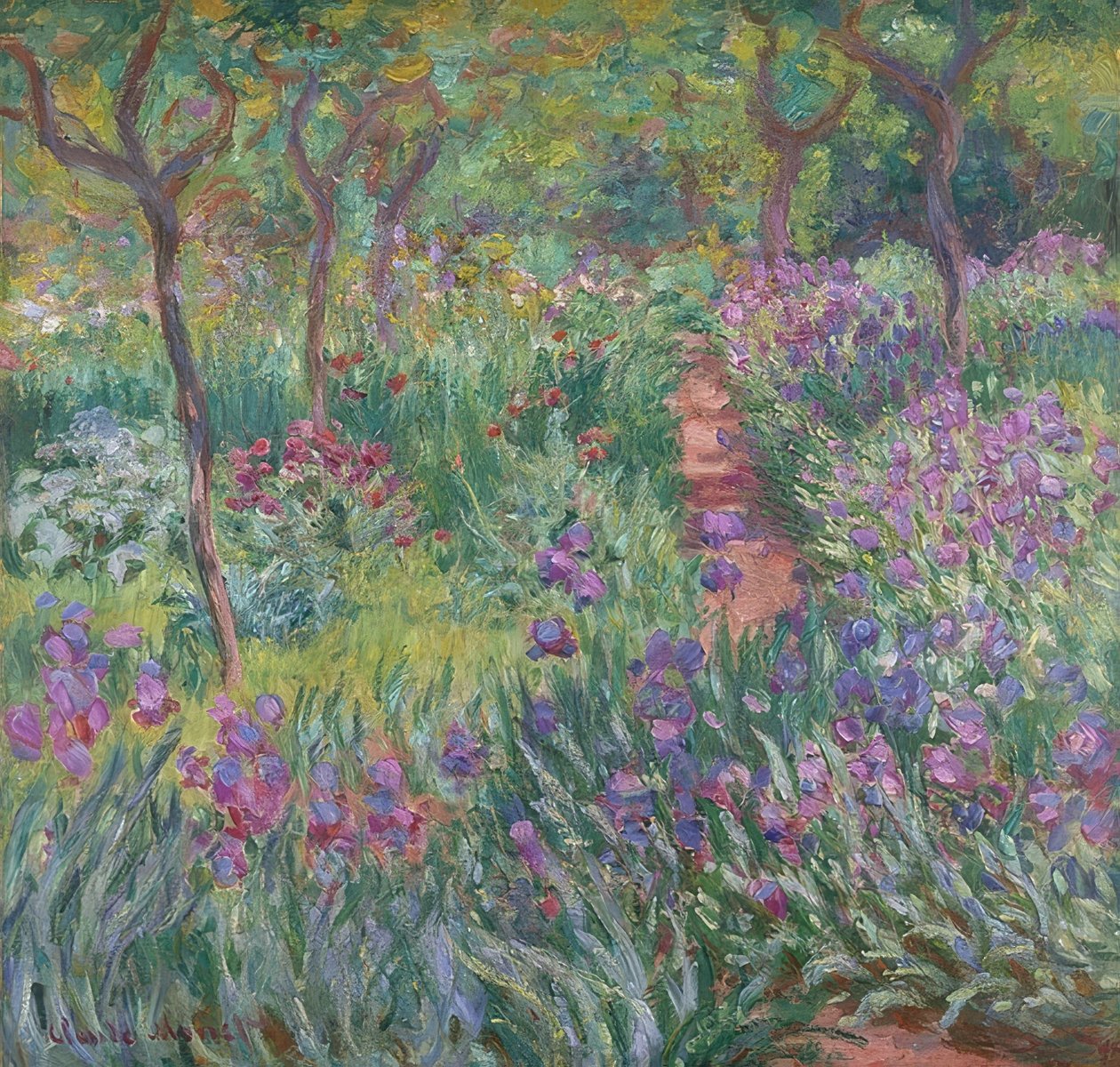 Der Garten des Künstlers in Giverny, 1900 von Claude Monet