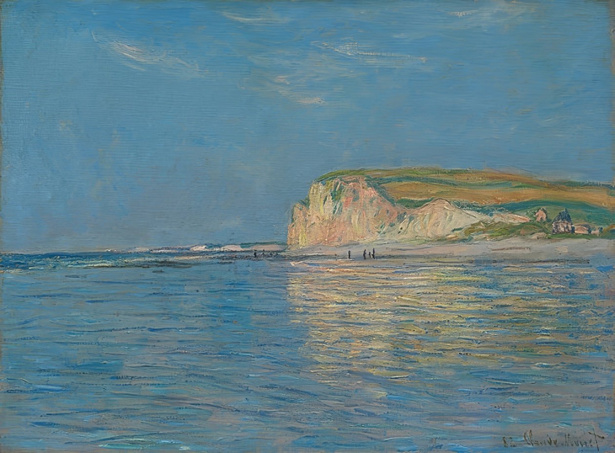 Ebbe bei Pourville, nahe Dieppe von Claude Monet