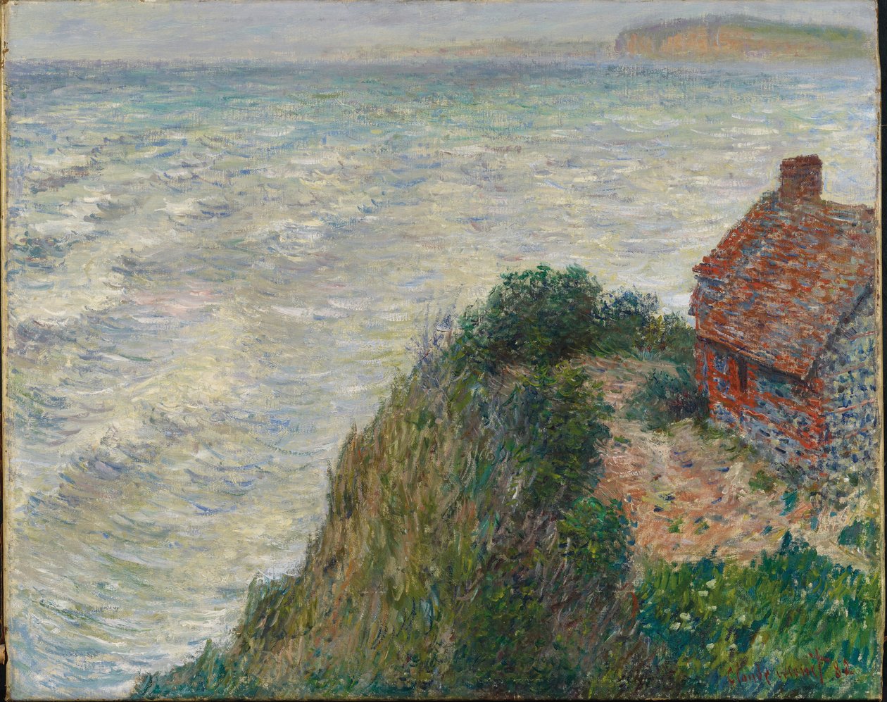 Fischerhaus in Petit Ailly, 1882 von Claude Monet