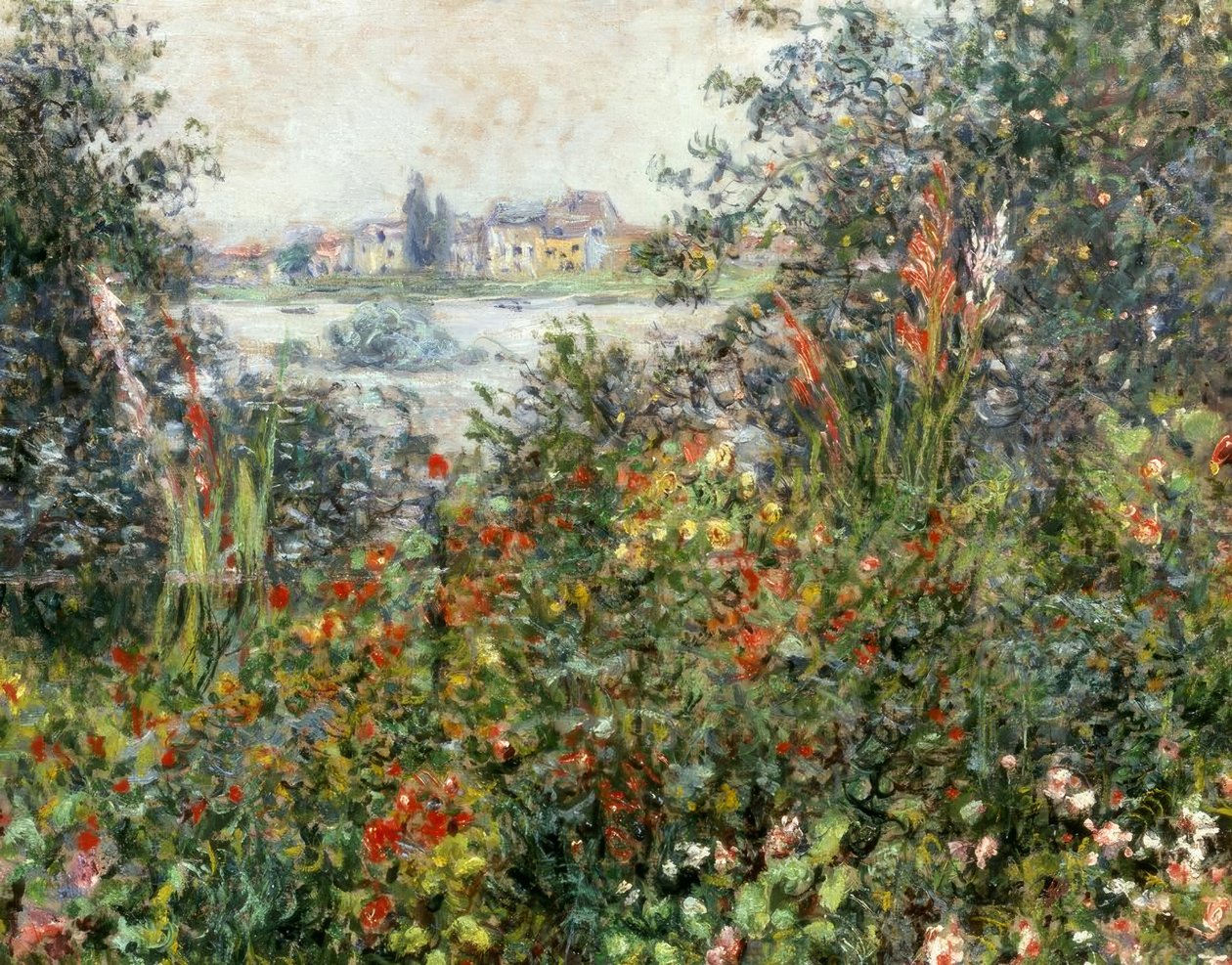 Blumen in Vétheuil von Claude Monet