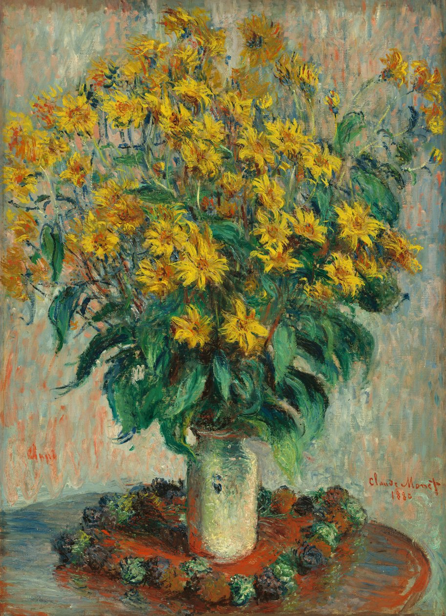 Topinambur-Blumen von Claude Monet