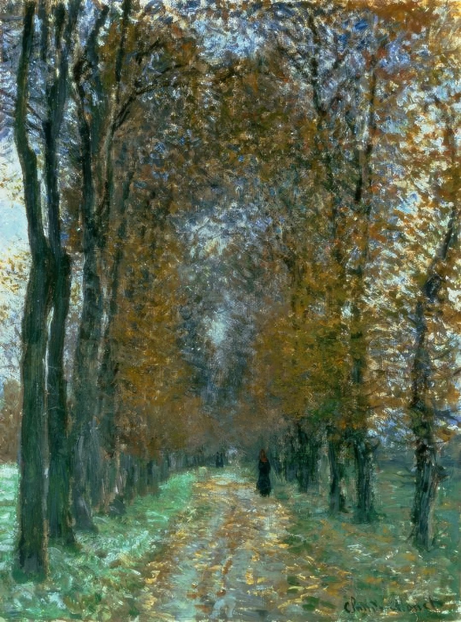 Die Allee von Claude Monet
