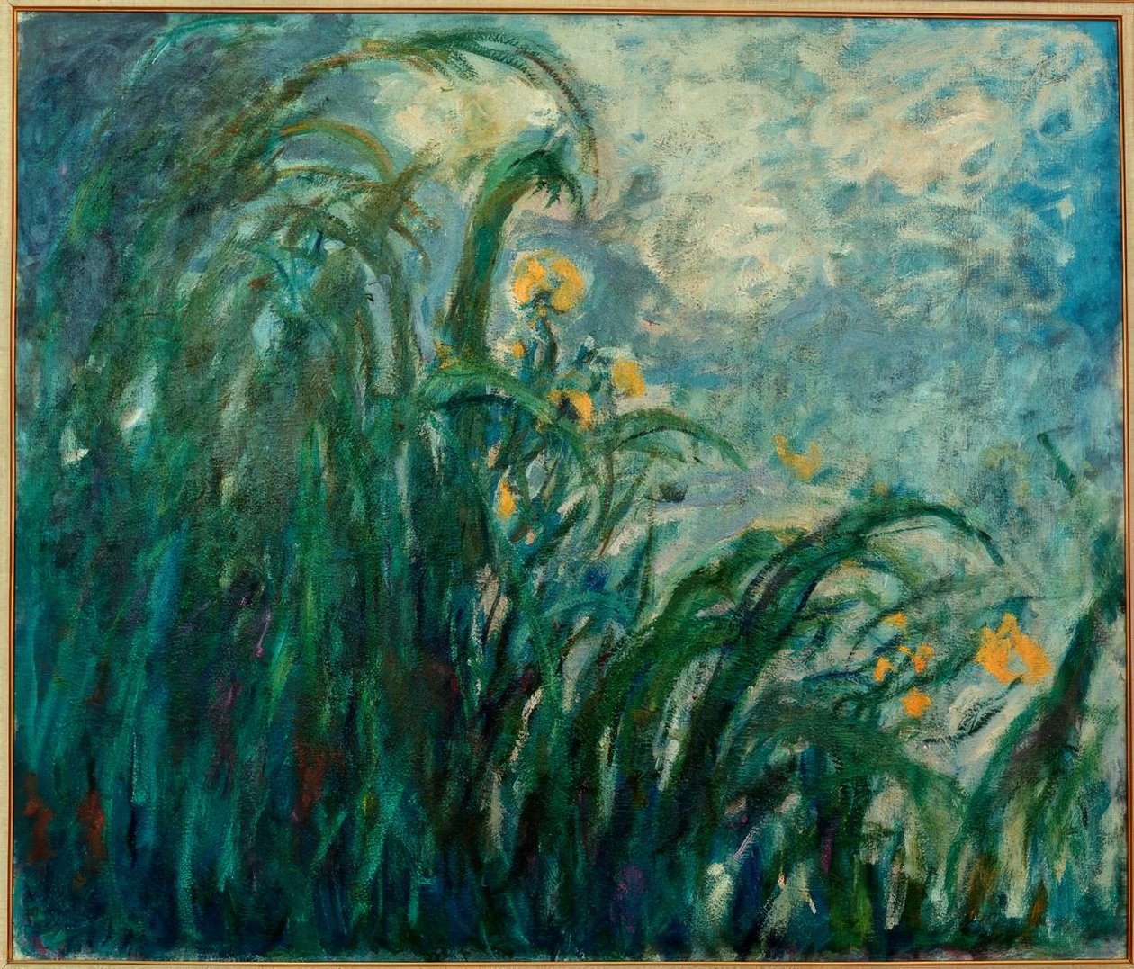 Gelbe Schwertlilien von Claude Monet