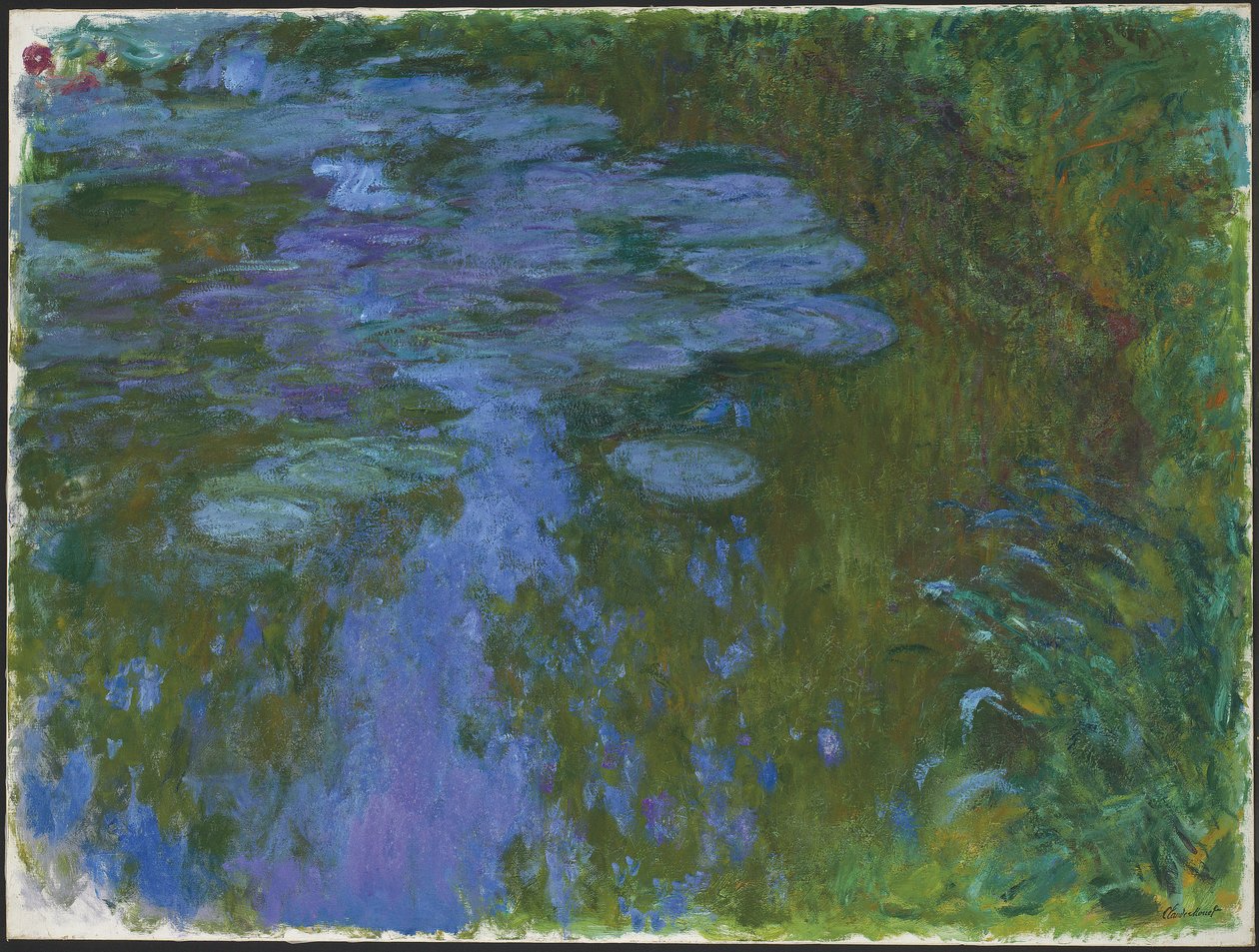 Nympheas, um 1914-1917 von Claude Monet