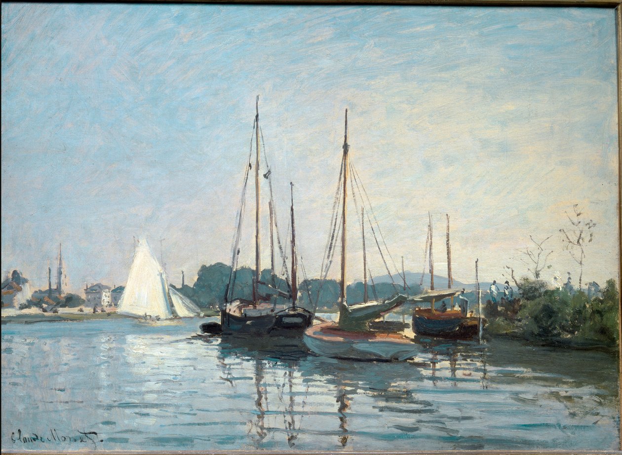 Vergnügungsboote in Argenteuil von Claude Monet