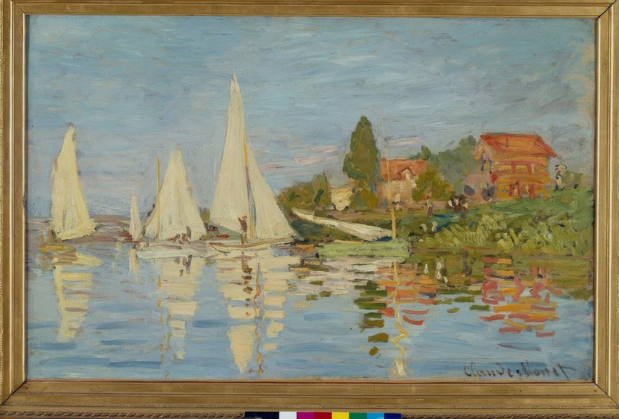 Regatten in Argenteuil von Claude Monet