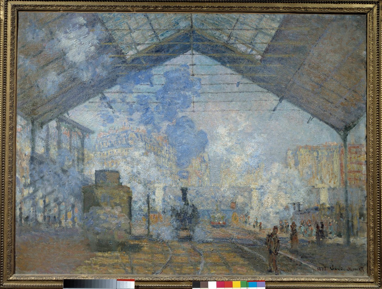 Bahnhof Saint Lazare von Claude Monet