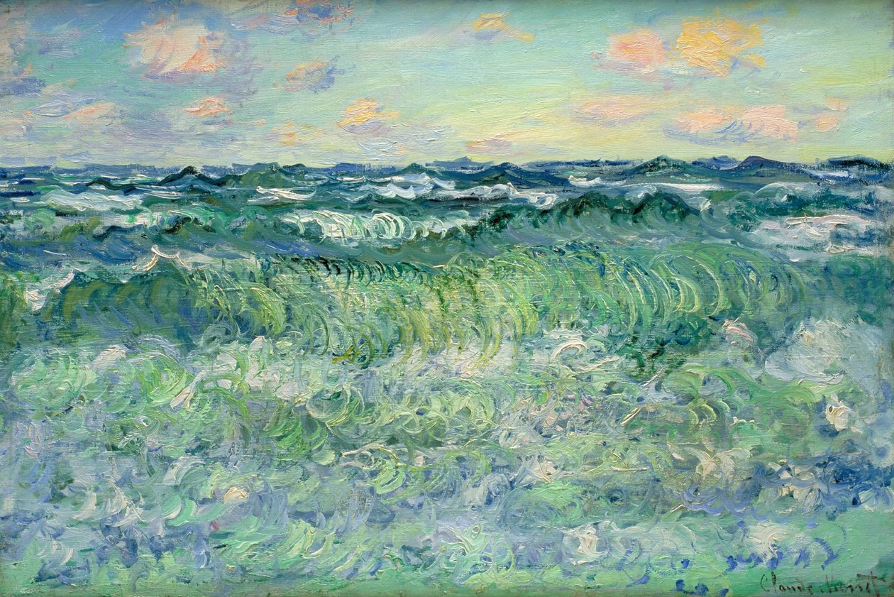 Meereslandschaft, Pourville von Claude Monet
