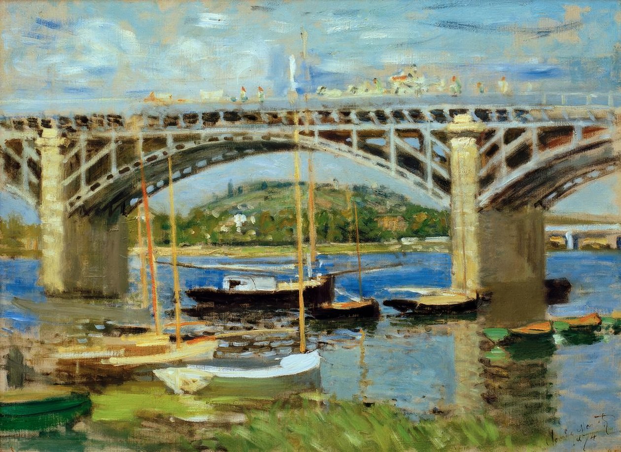 Seinebrücke von Argenteuil von Claude Monet