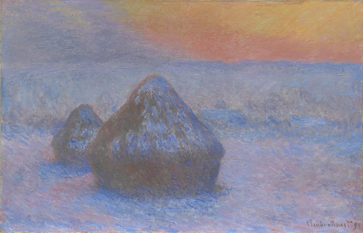 Getreidehaufen von Claude Monet