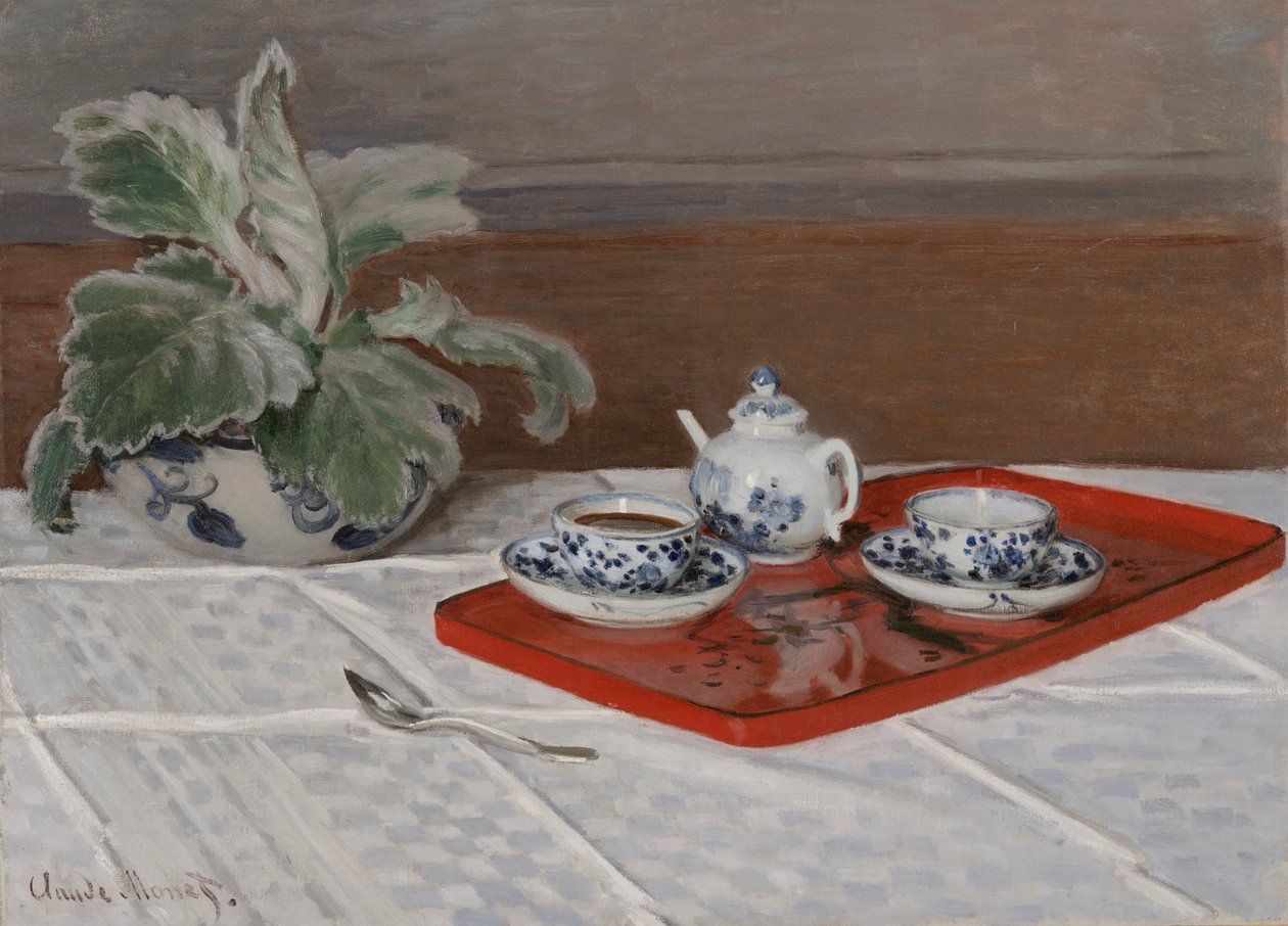 Stillleben, Teeservice von Claude Monet