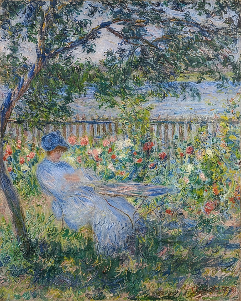 Terrasse in Vétheuil von Claude Monet
