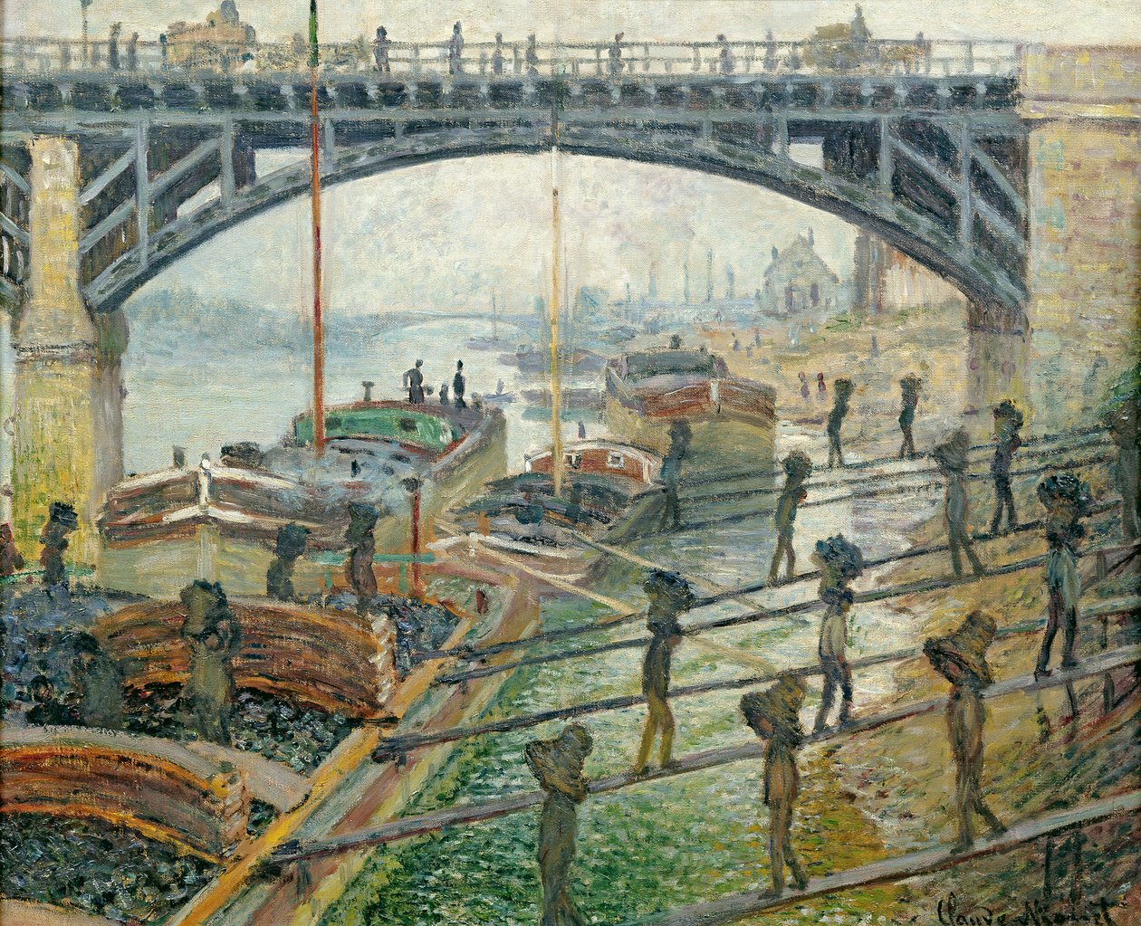 Die Kohlearbeiter von Claude Monet