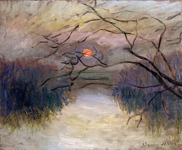 Die Seine bei Vetheuil von Claude Monet