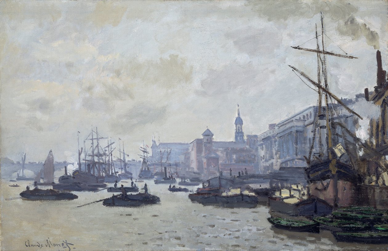 Die Themse in London, 1871 von Claude Monet