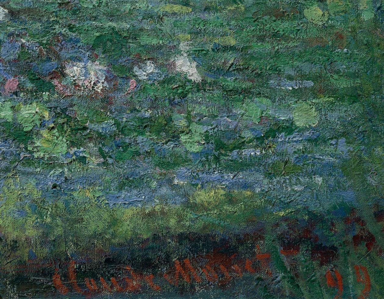 Der Seerosenteich: Grüne Harmonie von Claude Monet