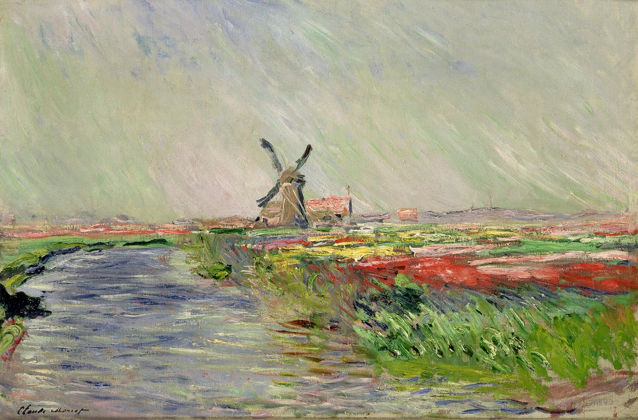 Tulpenfeld in Holland von Claude Monet