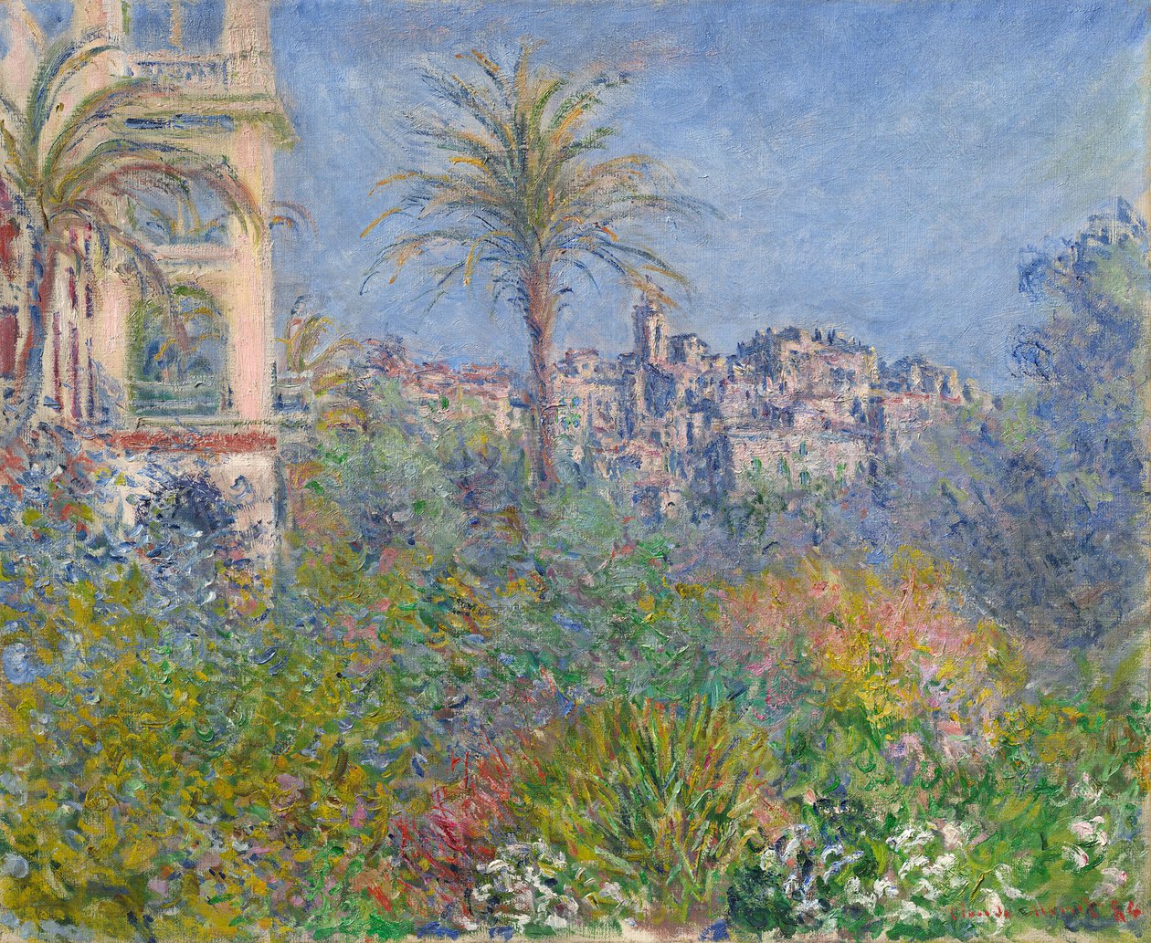 Villen in Bordighera von Claude Monet