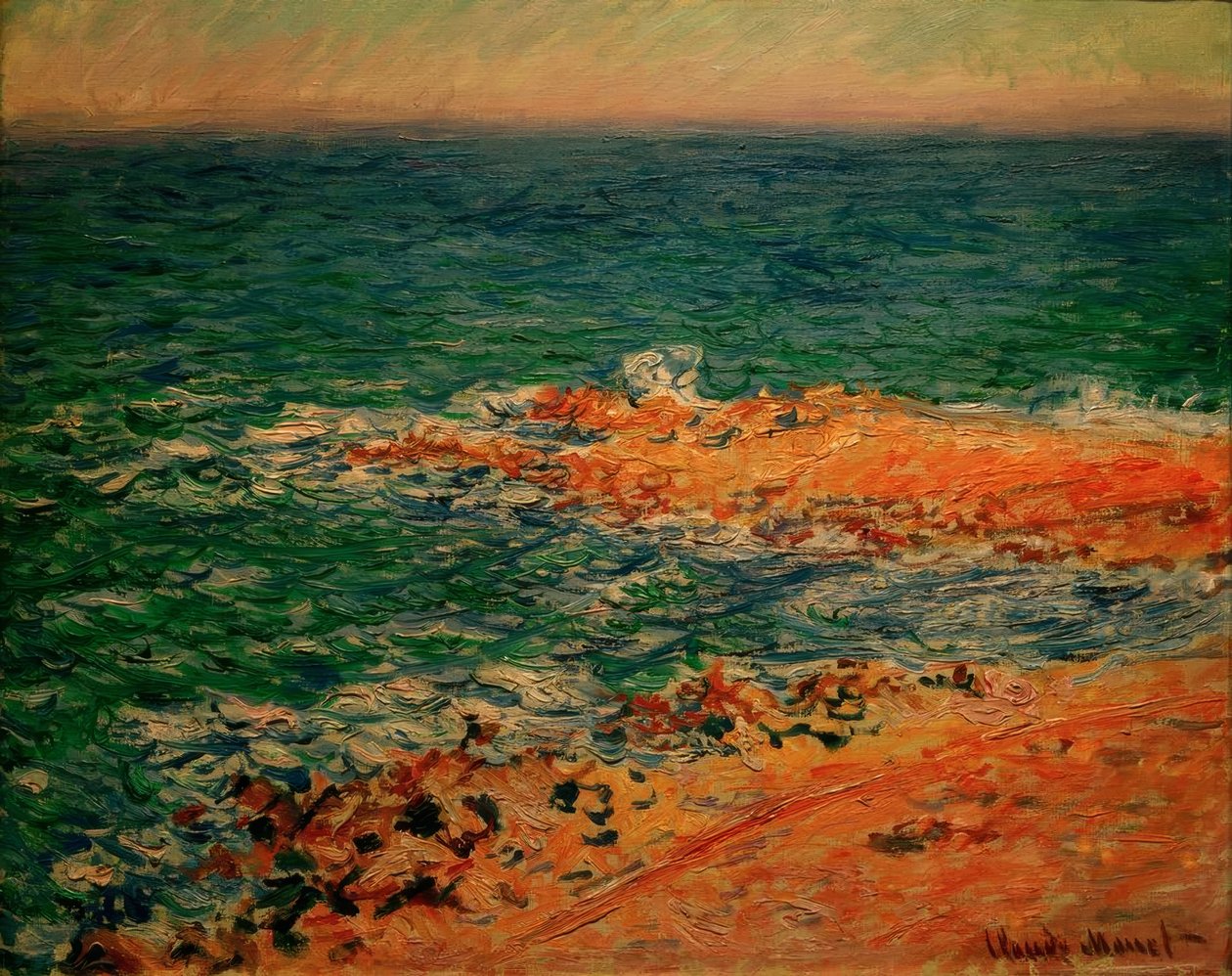 Blick auf das Meer von Claude Monet