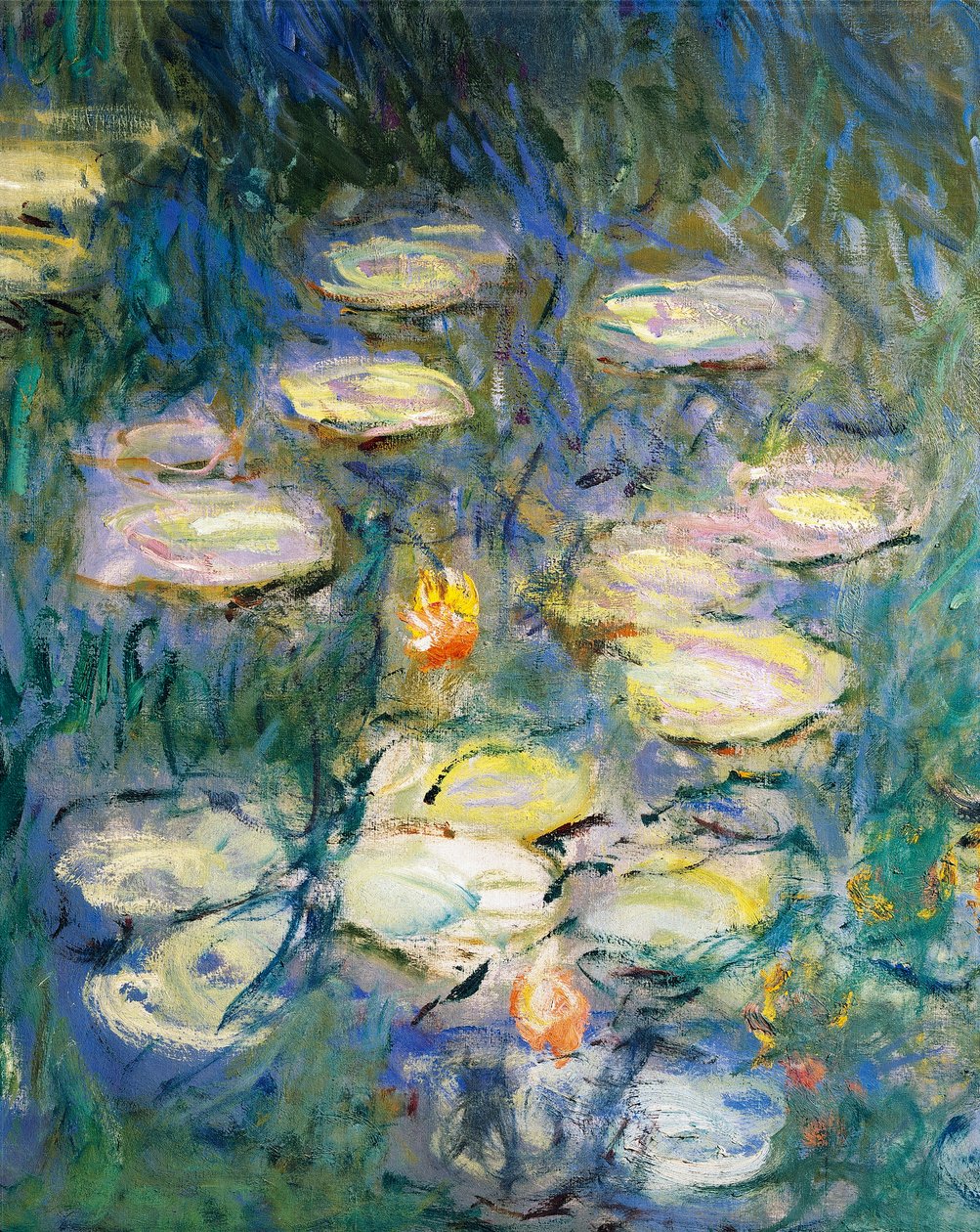 Seerosen, von Claude Monet (Detail) von Claude Monet