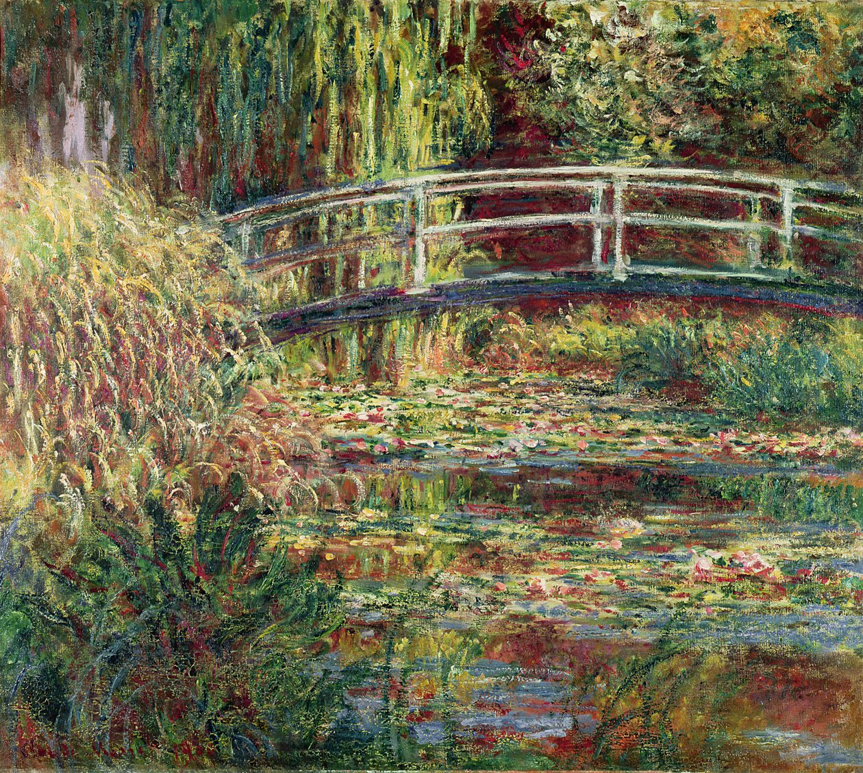 Seerosenteich: Rosa Harmonie von Claude Monet