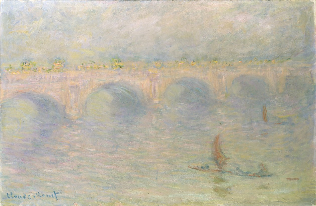 Waterloo-Brücke, Lichteffekt, 1899-1901 von Claude Monet