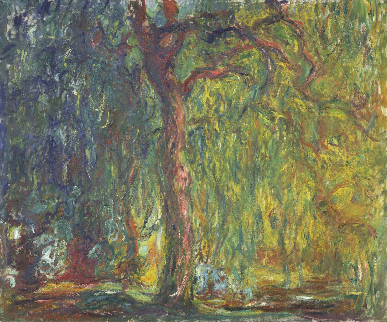 Trauerweide von Claude Monet