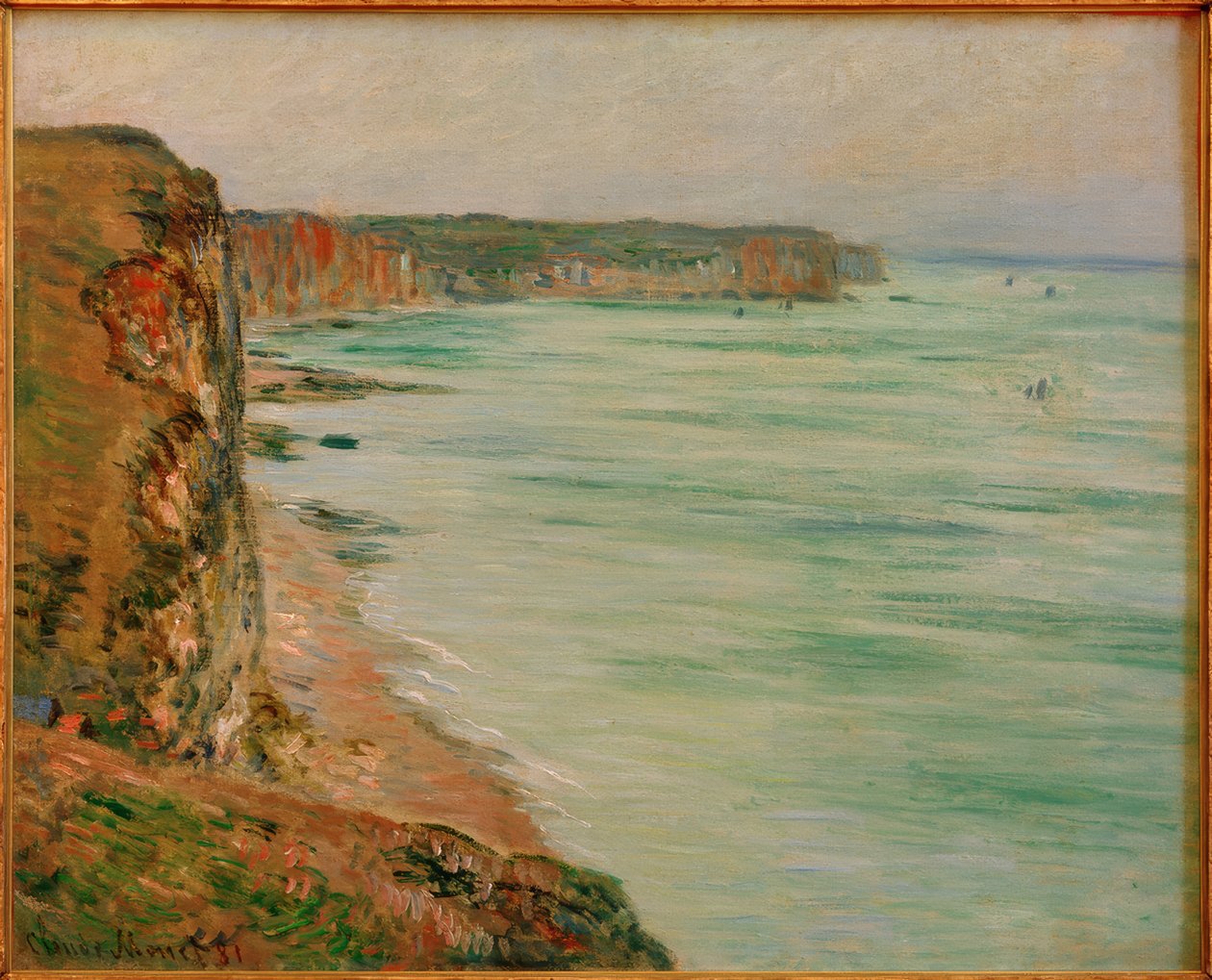 Windstille, Fécamp von Claude Monet