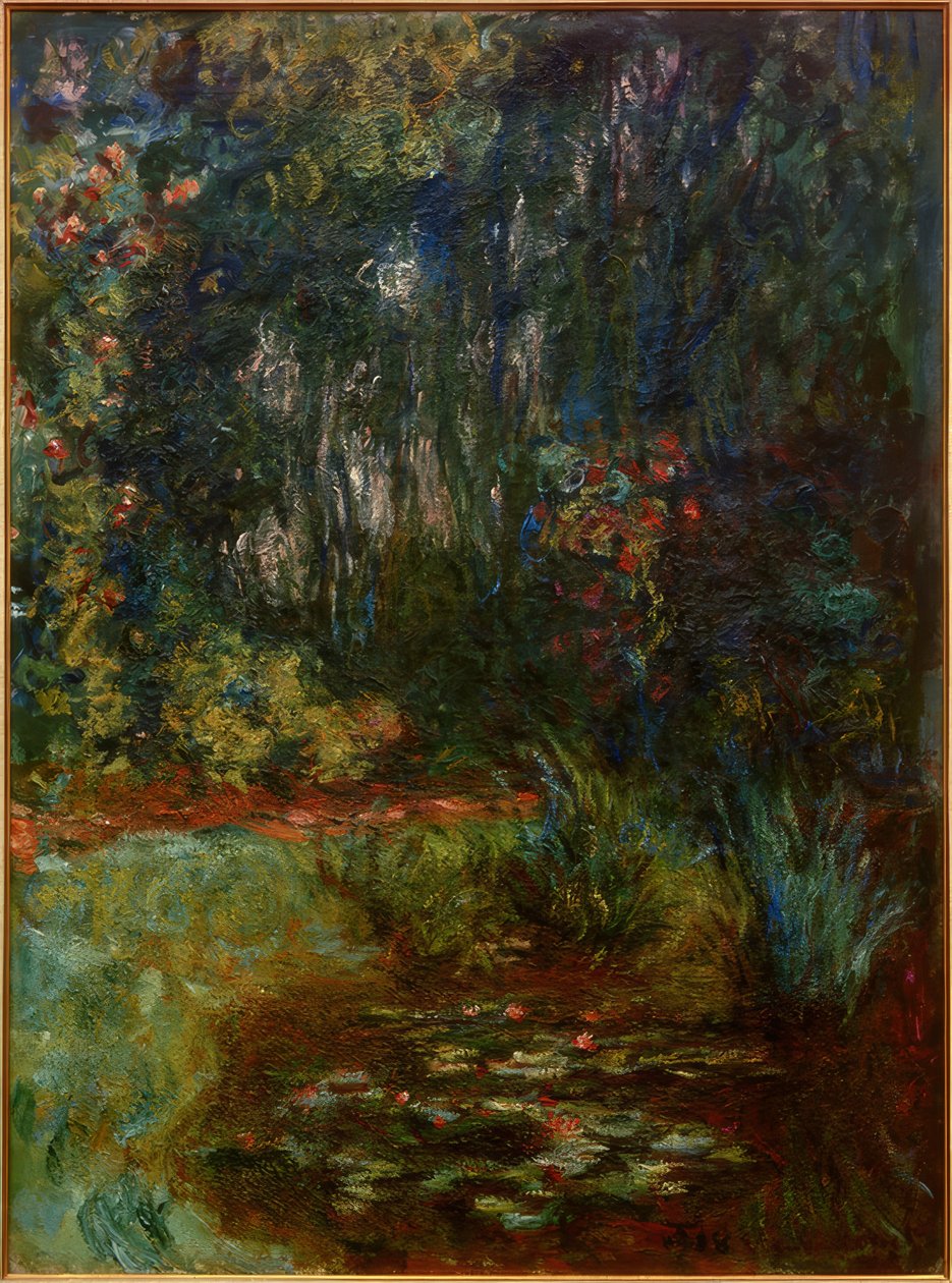 Winkel des Seerosenbeckens, 1918 von Claude Monet