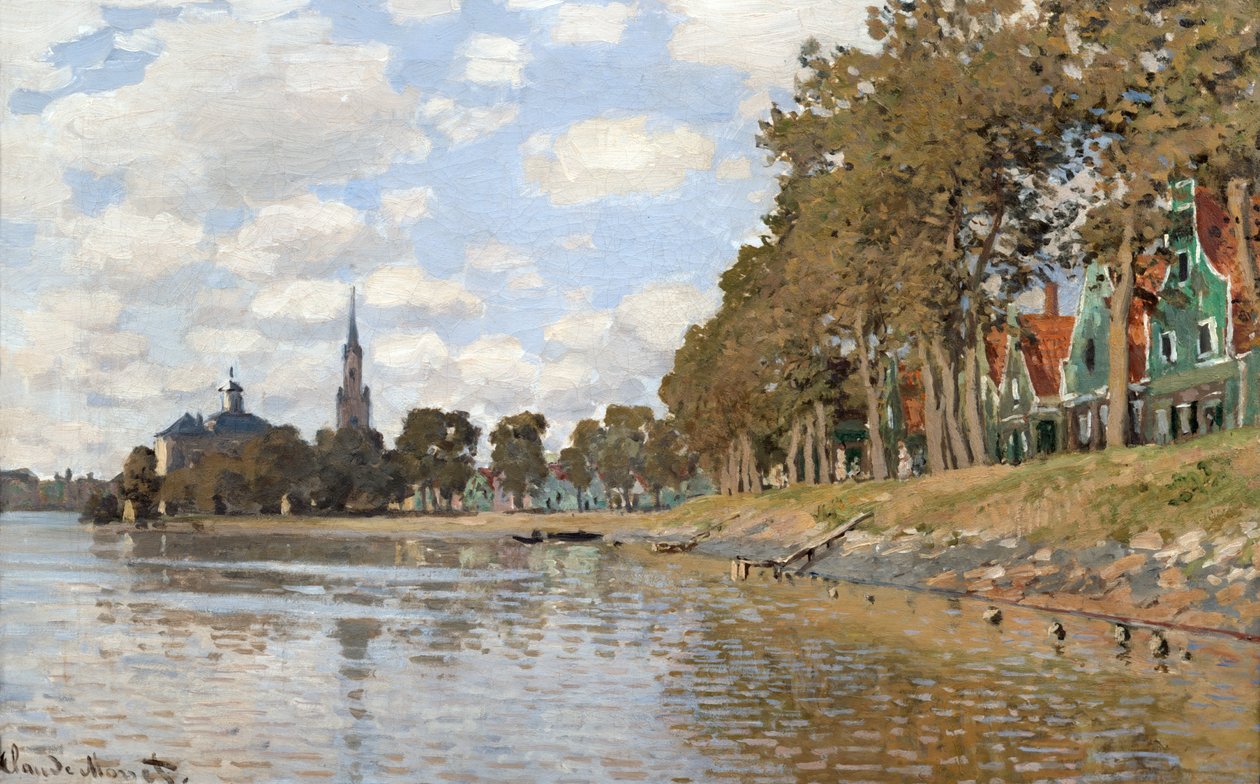 Zaandam, 1871 von Claude Monet