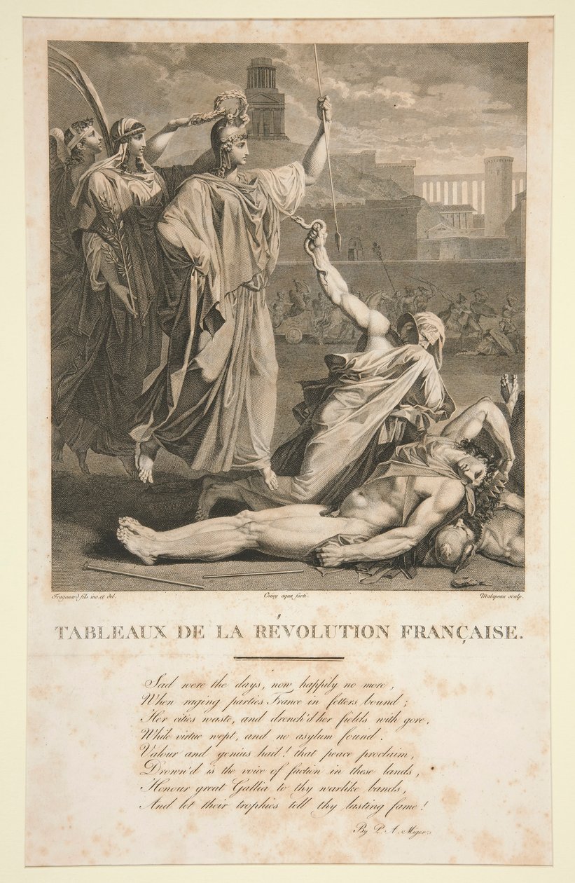 Tableaux de la Revolution Francaise von Claude Nicolas Malapeau