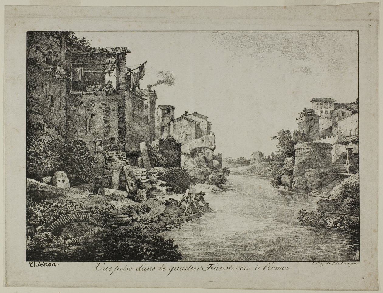Ansicht im Trastevere-Viertel, Rom von Claude Thienon