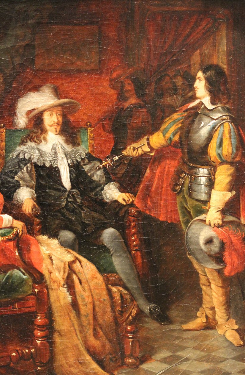 Cinq-Mars übergibt sein Schwert an Ludwig XIII. von Claudius Jacquand