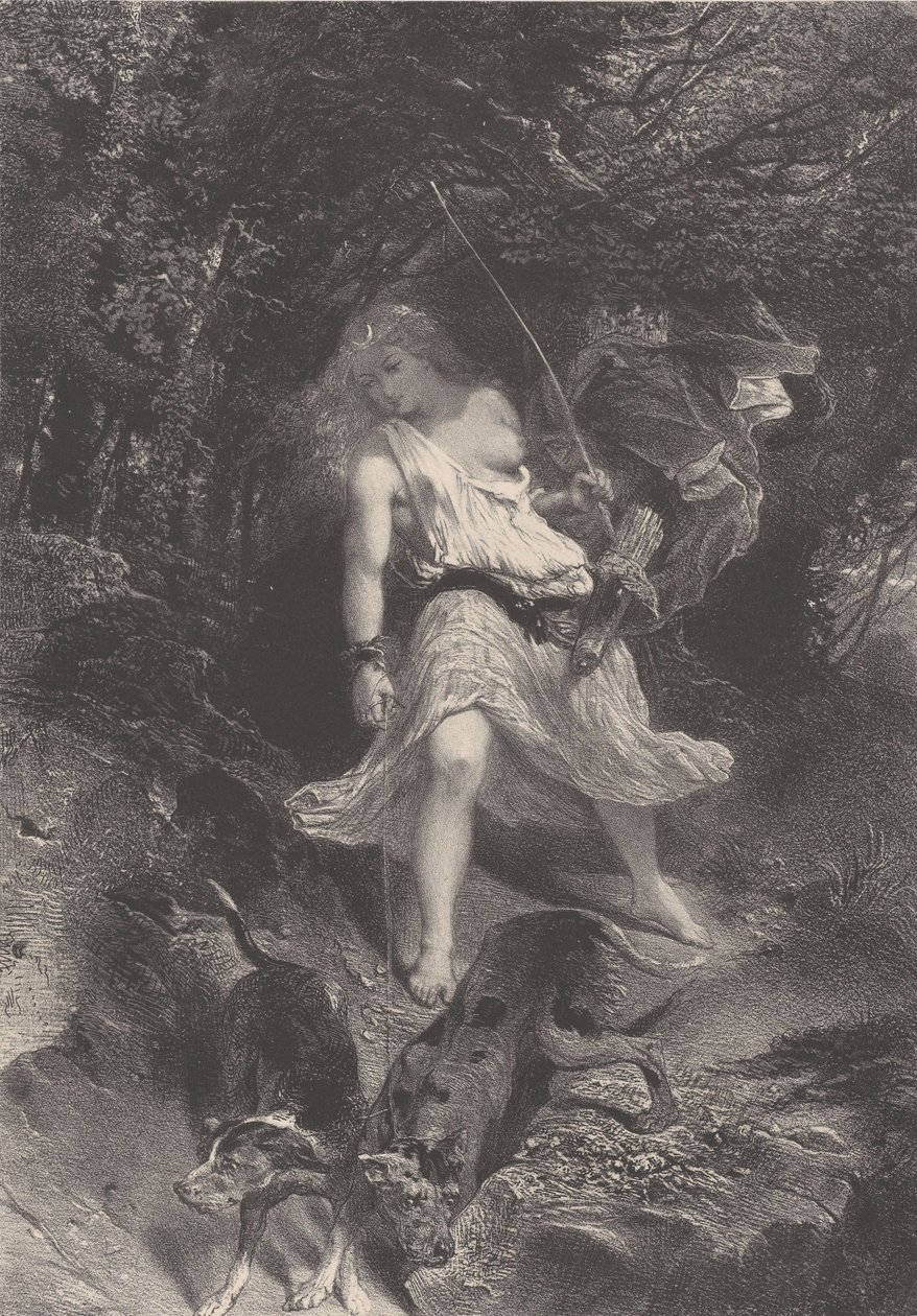 Diane, ca. 1830-70 von Célestin Nanteuil