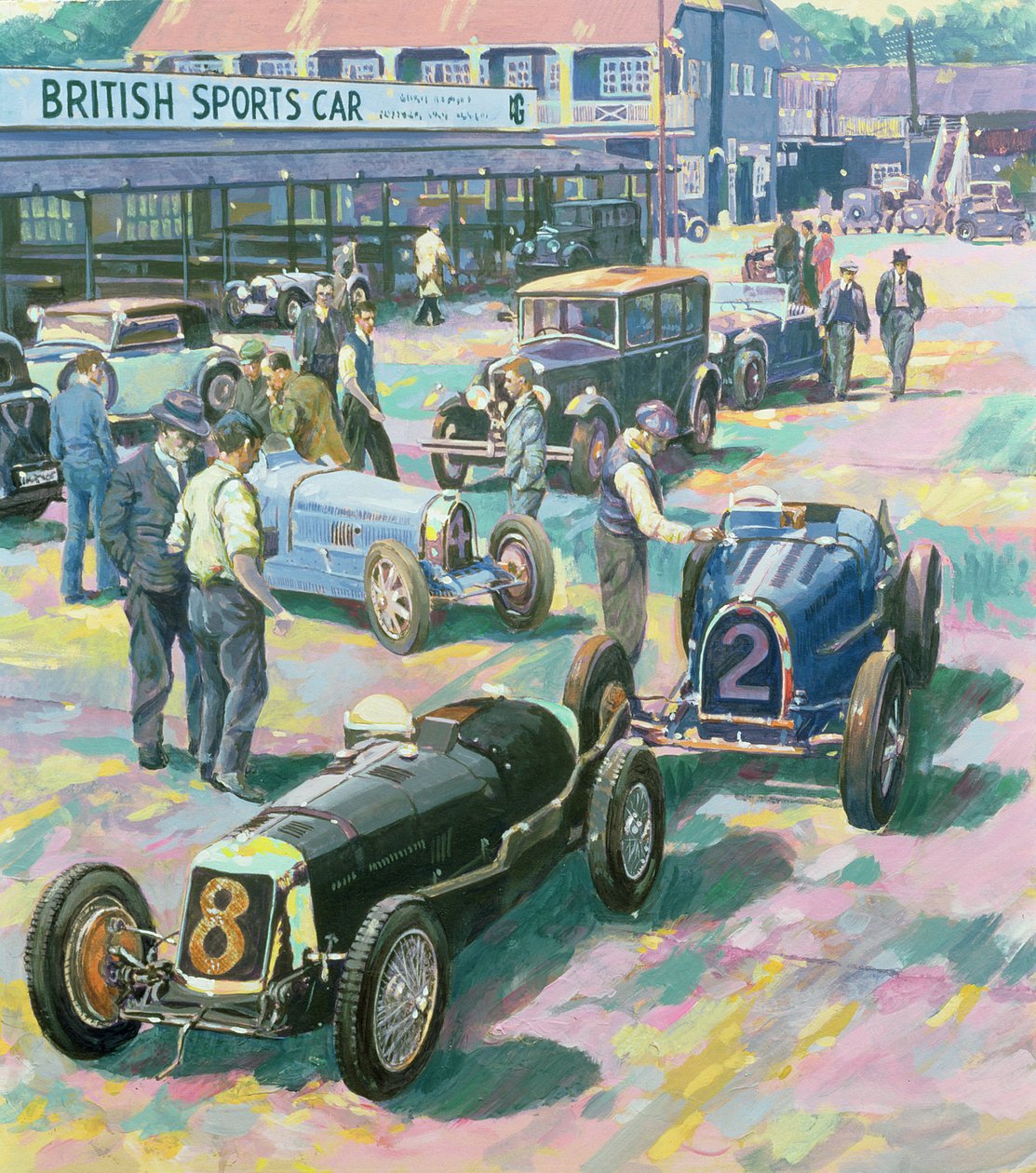 Brooklands Glanzzeit von Clive Metcalfe