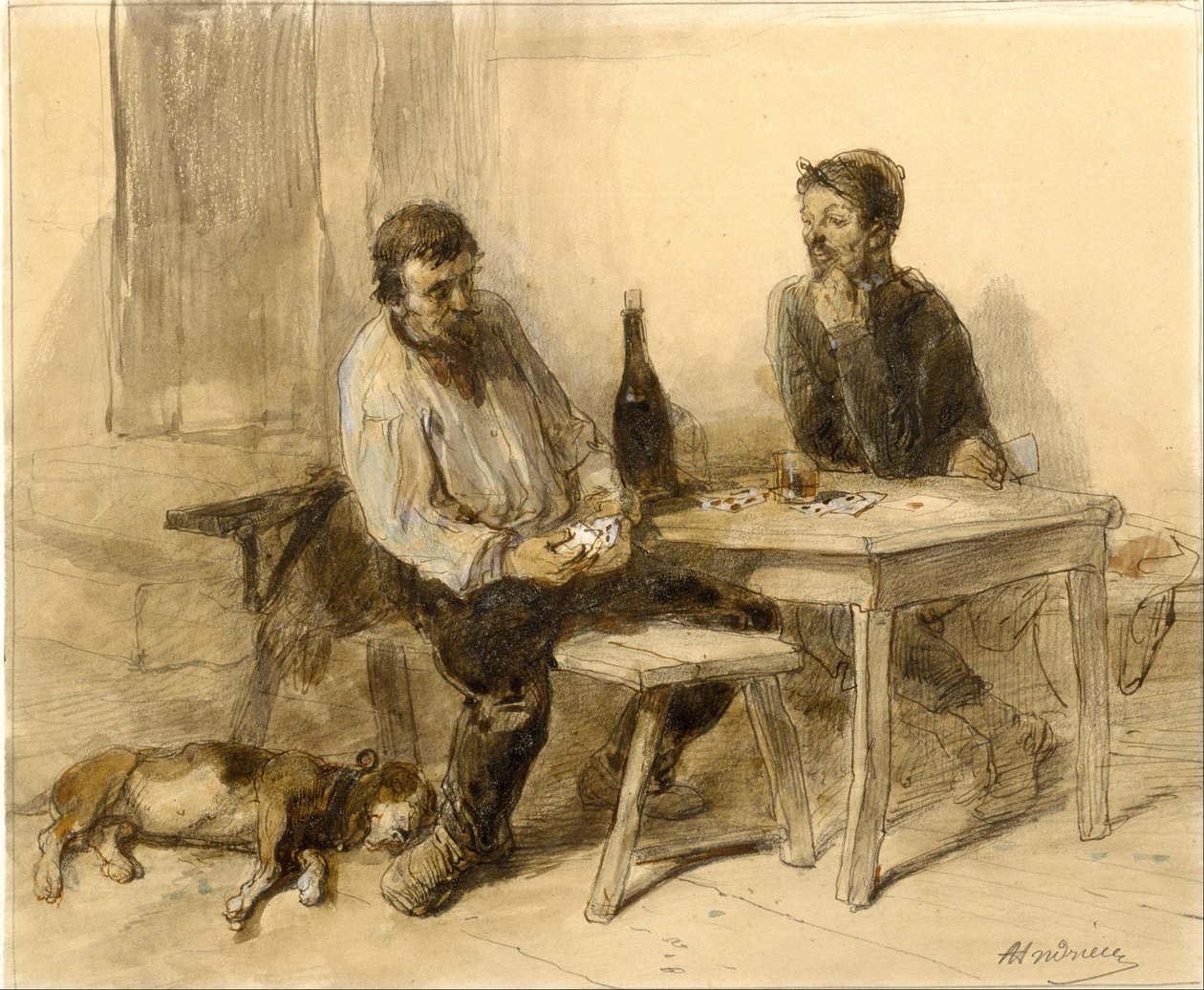 Ein Kartenspiel von Clément Auguste Andrieux
