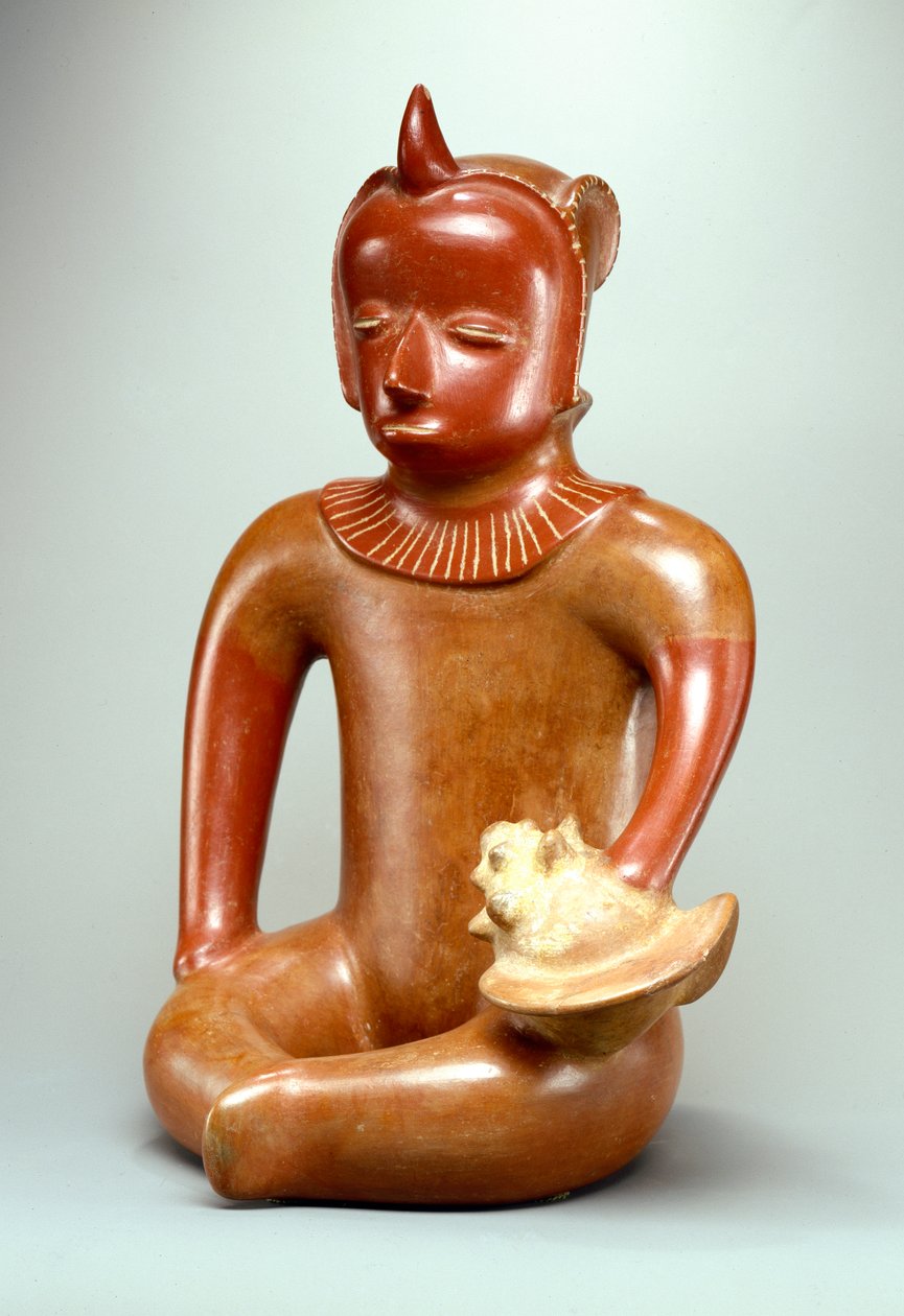 Sitzender Häuptling von Colima Culture