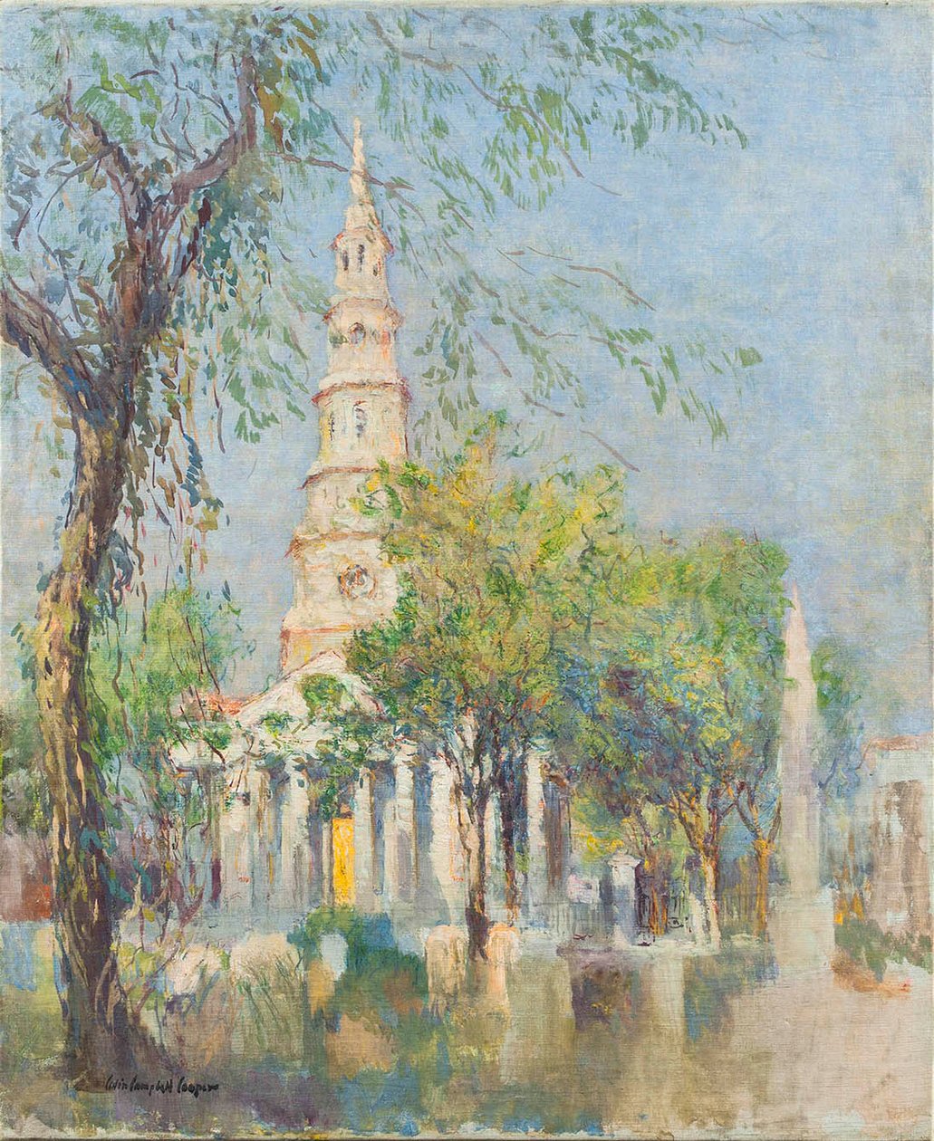 Saint Philips Kirche, Charleston von Colin Campbell Cooper