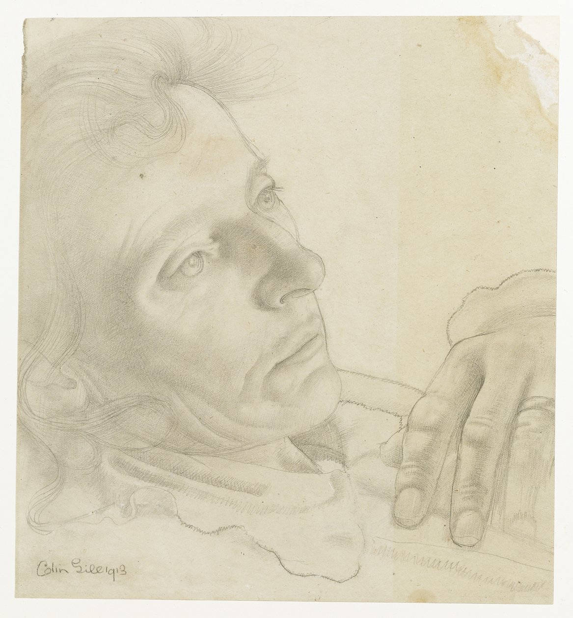 Colin Gill Selbstporträt (?) 1913 von Colin Unwin Gill