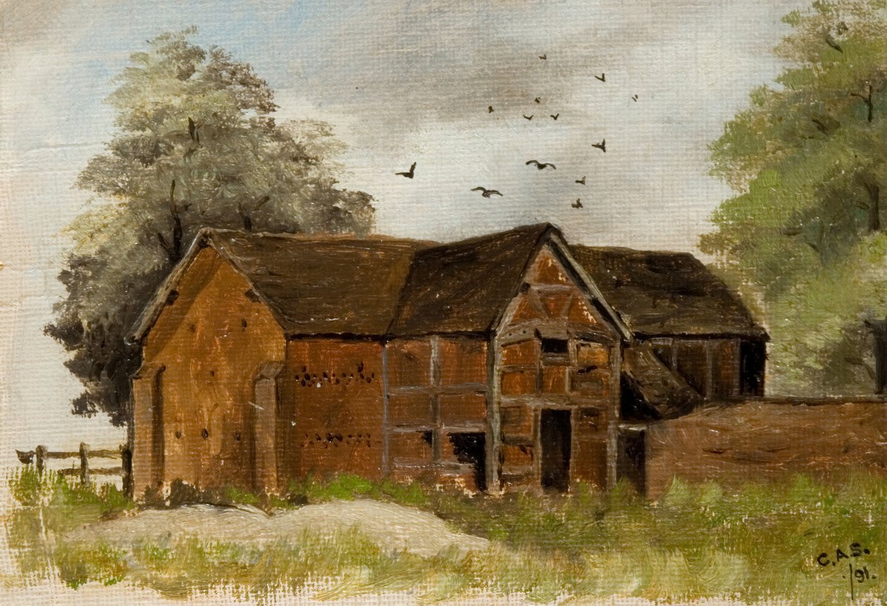 Schafstall Scheune Chapel House Farm von Colin A Standley