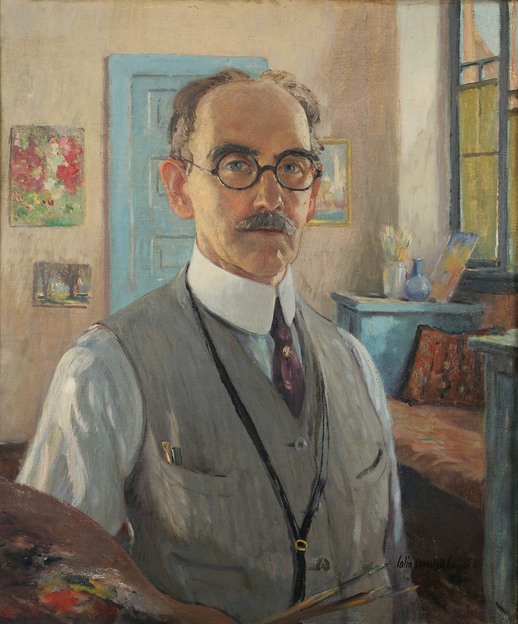 Selbstporträt von Colin Campbell Cooper