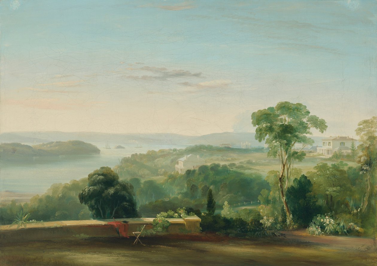 Blick von Rose Bank von Conrad Martens
