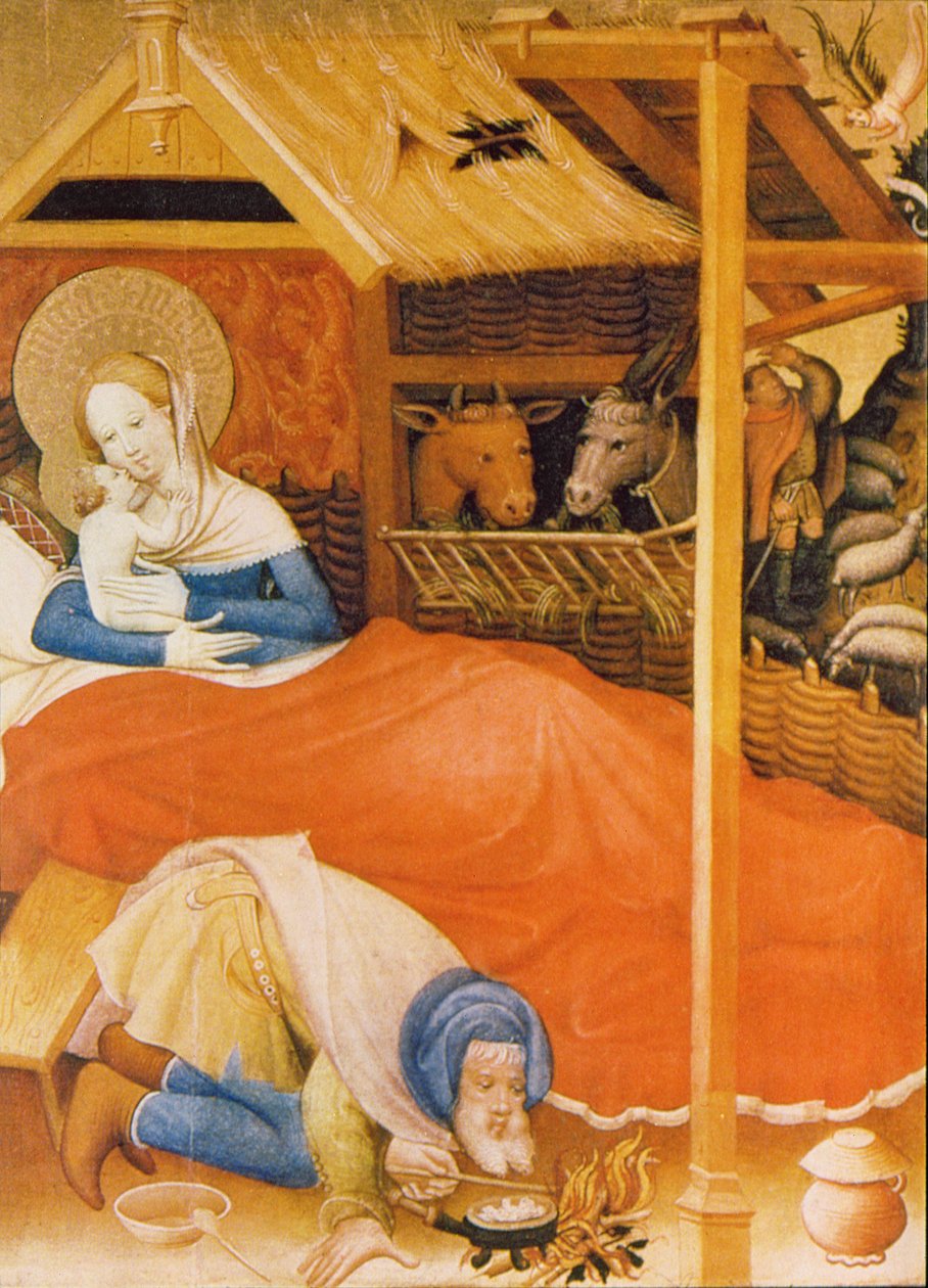 Die Geburt Christi, 1404 von Conrad von Soest