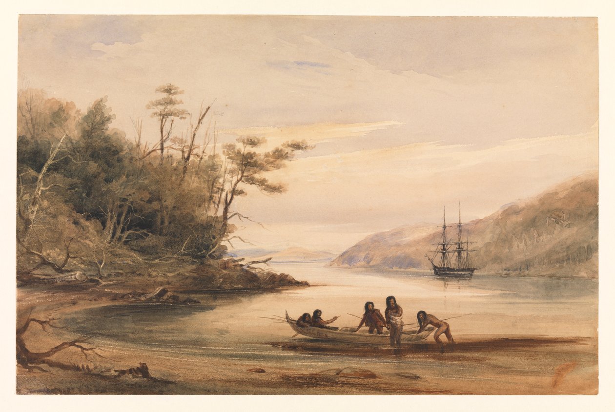 Porträtbucht, Beagle-Kanal von Conrad Martens
