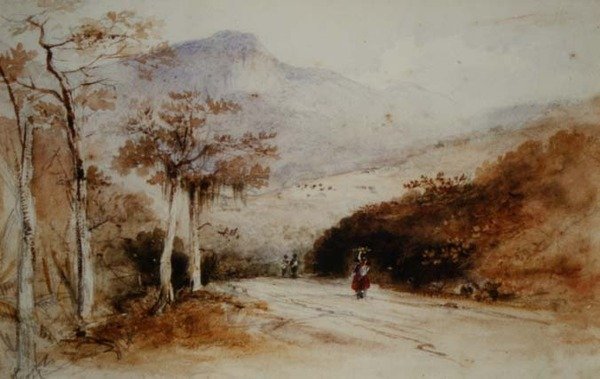 Die Landstraße von Conrad Martens