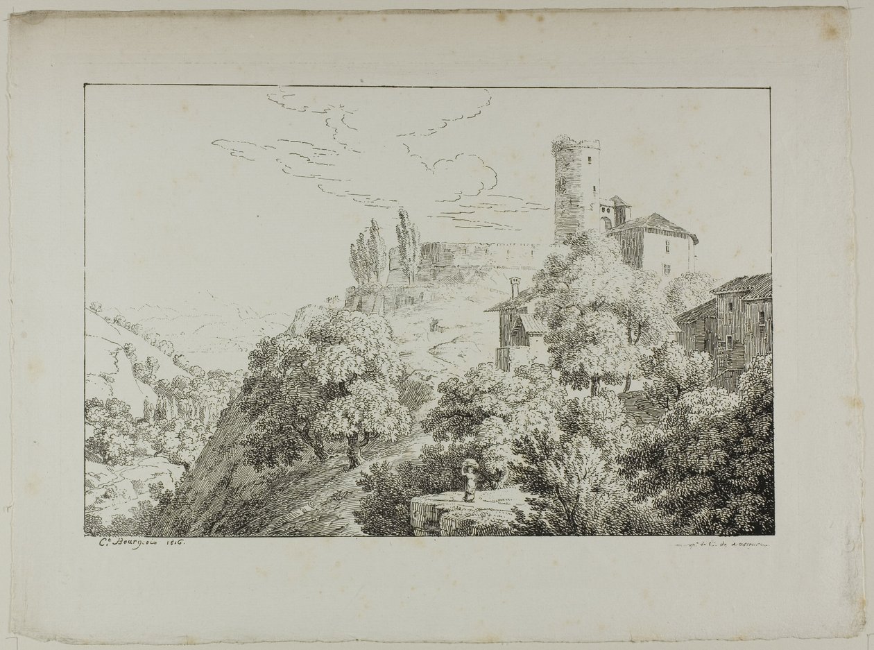 Landschaft von Constant Bourgeois
